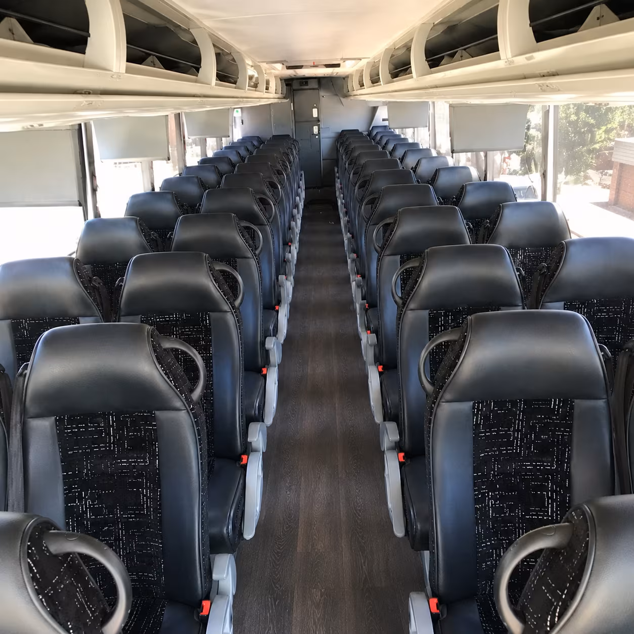 auburn charter bus interior
