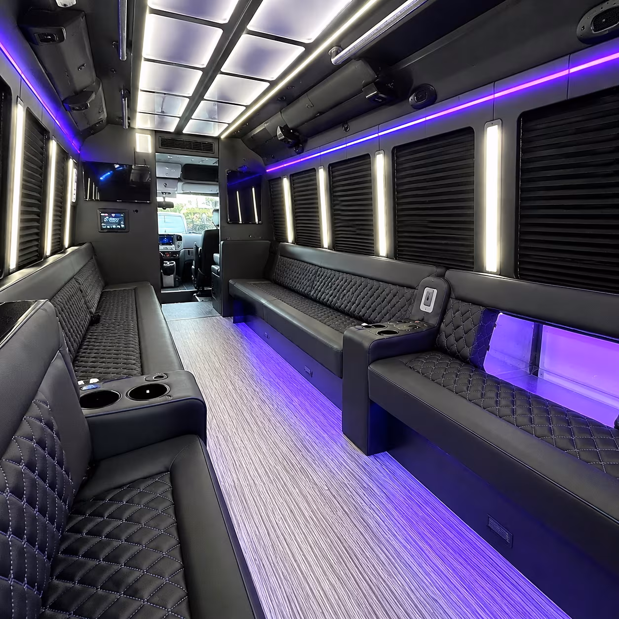 party buses with built in bars for auburn bachelorette wine tours